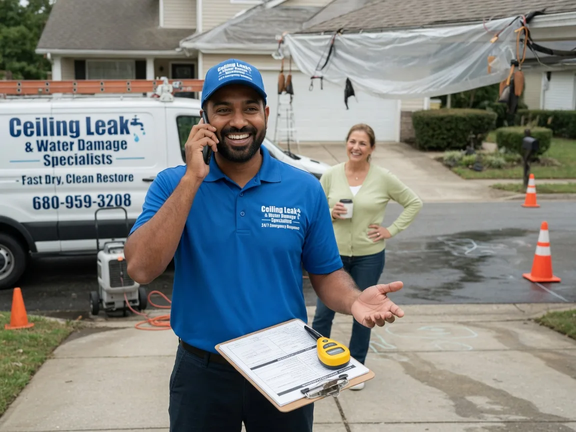 Ceiling Leak Cleanup Sharon, MA FAQs